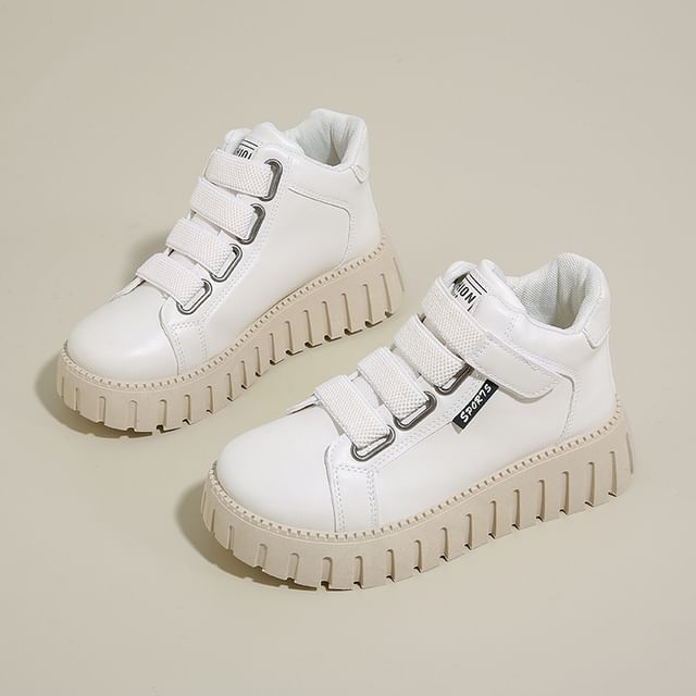 Panel Platform Sneakers High Top