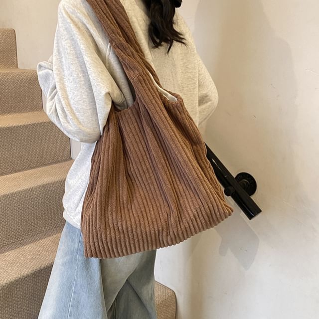 Bag Plain Tote Corduroy
