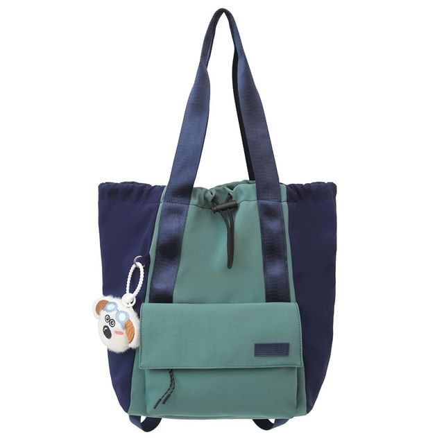 Backpack Set Charm / Nylon Drawstring Bag