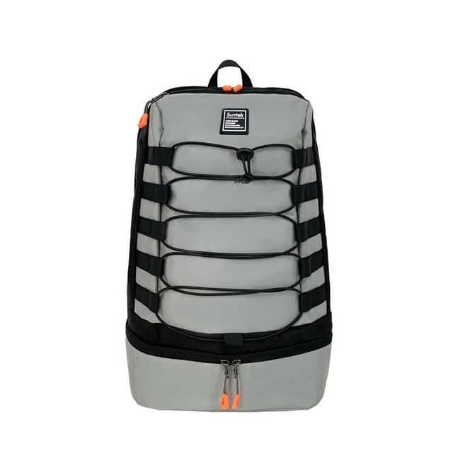 Lettering Backpack Applique Laptop