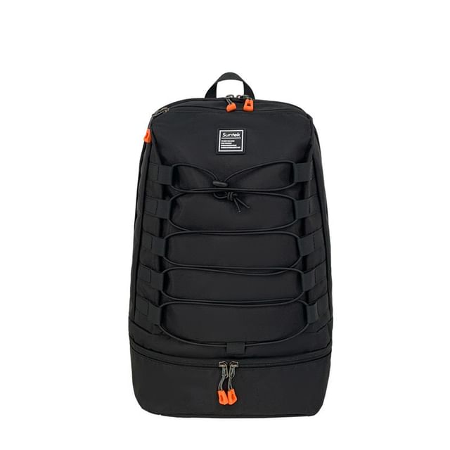 Lettering Backpack Applique Laptop