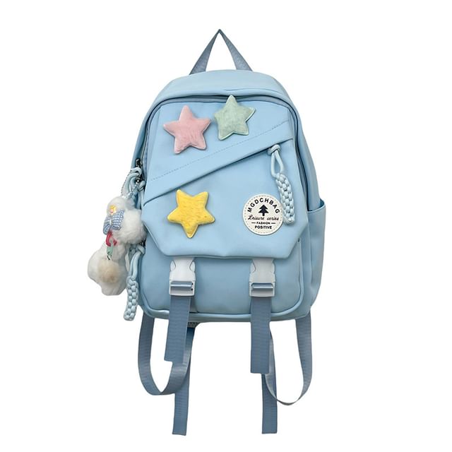 Star Charm Backpack Badge Nylon Set Laptop Applique / Bag Lettering