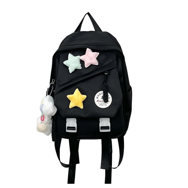 Star Charm Backpack Badge Nylon Set Laptop Applique / Bag Lettering