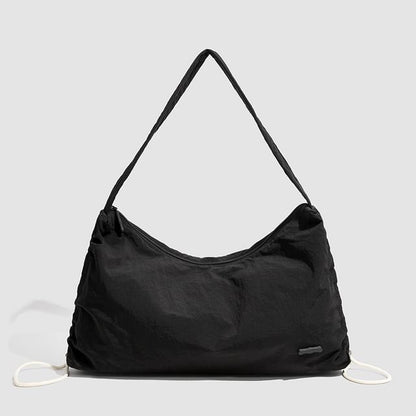 Plain Drawstring Lightweight Tote Bag