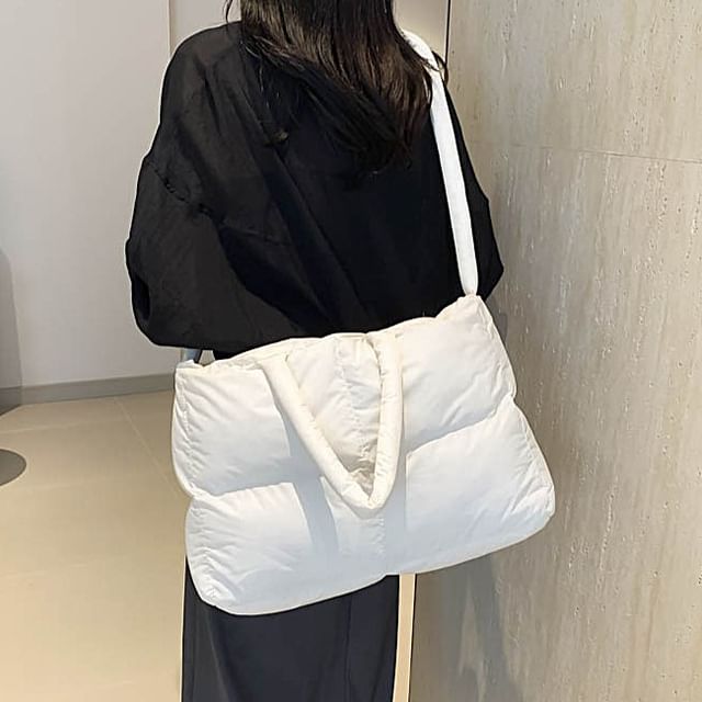 Bag Crossbody Tote Puffer Plain