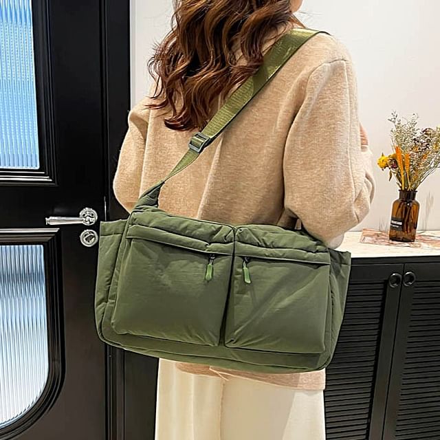 Messenger Nylon Plain Bag