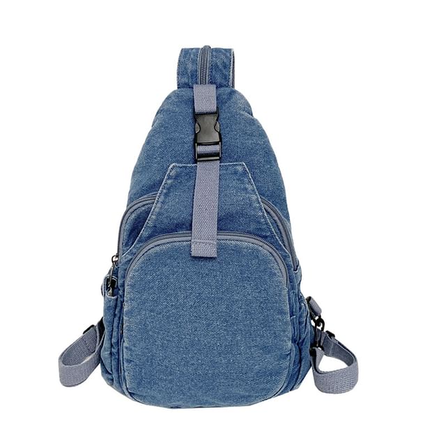 Buckle Bag Denim Sling