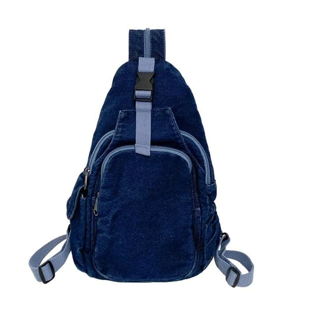 Buckle Bag Denim Sling