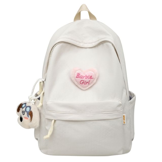 Nylon / Plaid Backpack Brooch Set