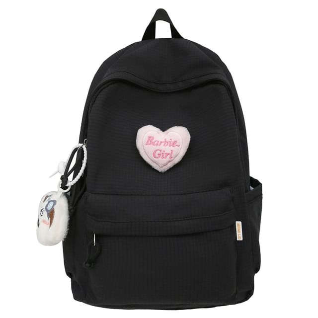 Nylon / Plaid Backpack Brooch Set