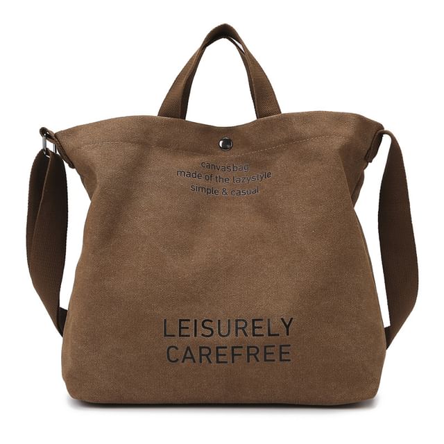 Lettering Bag Tote Canvas