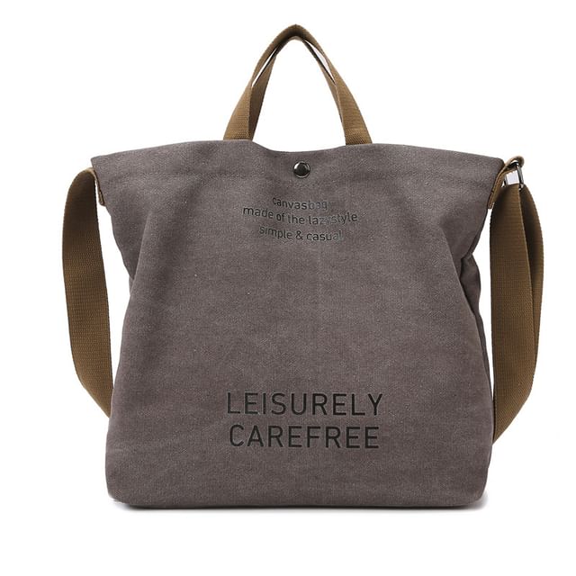 Lettering Bag Tote Canvas