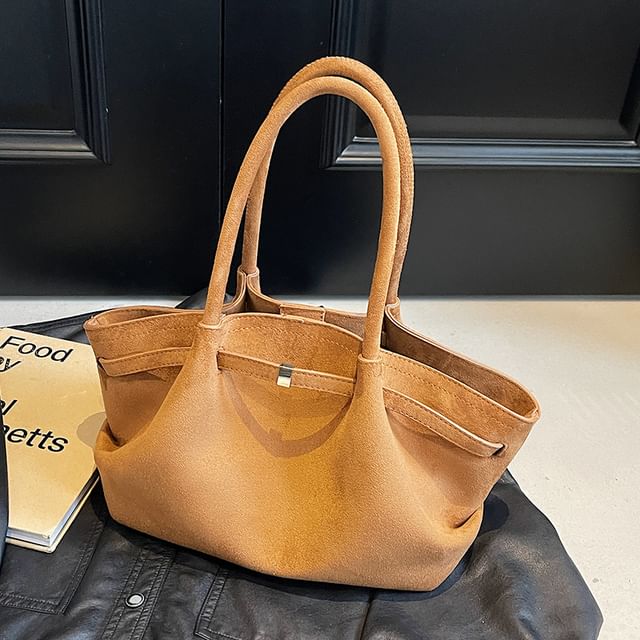 Tote Bag Faux Suede