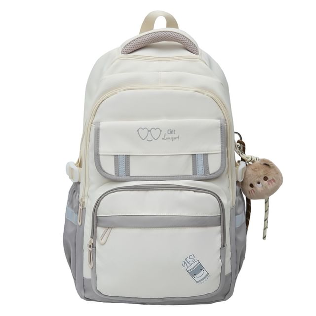 Set Laptop Nylon Cartoon Charm / Backpack Print Bag