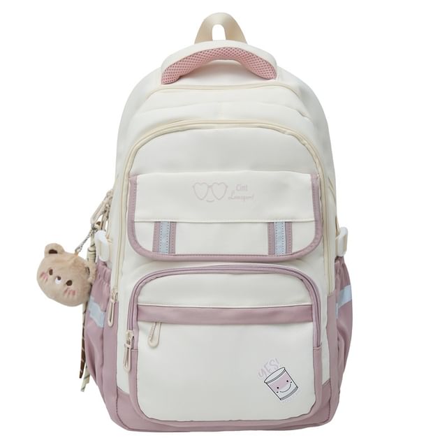 Set Laptop Nylon Cartoon Charm / Backpack Print Bag