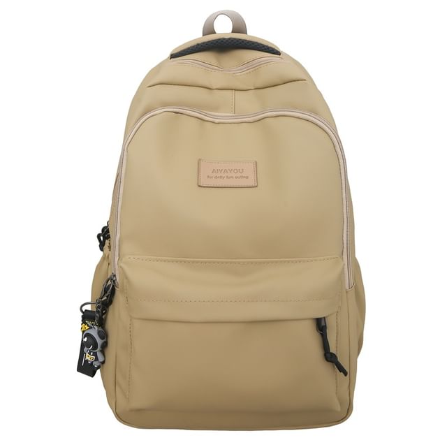 Set Backpack Bag Plain Charm / Applique Laptop