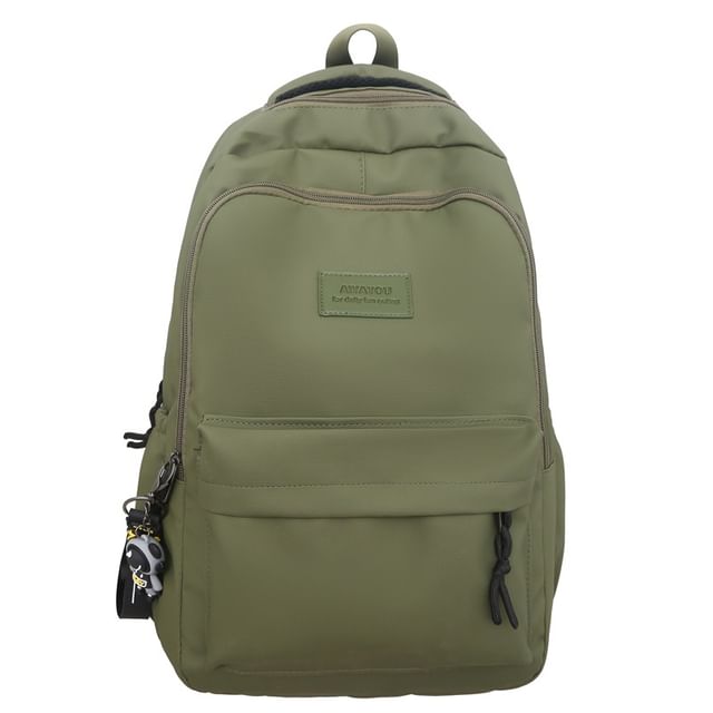 Set Backpack Bag Plain Charm / Applique Laptop