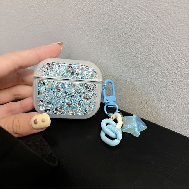 with (Various Designs) / Case Skin Earphone Pro Sequined Charm AirPods