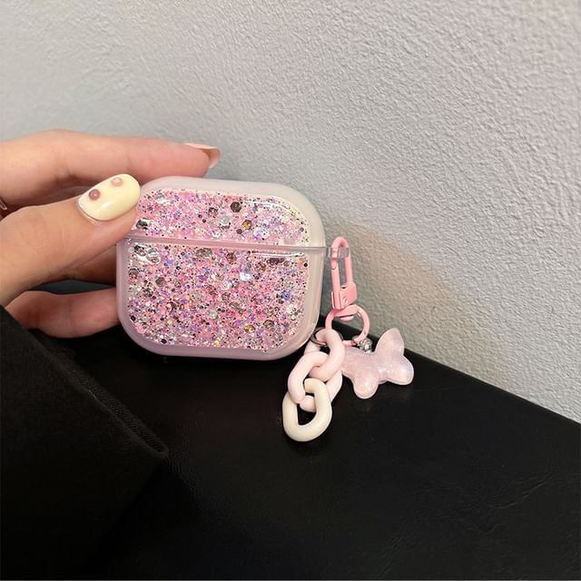 with (Various Designs) / Case Skin Earphone Pro Sequined Charm AirPods