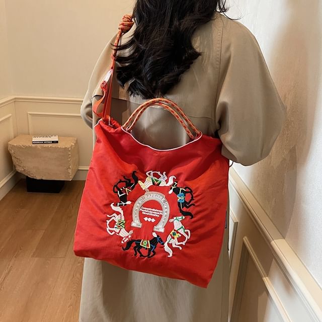 Horse Bag Crossbody Embroidered