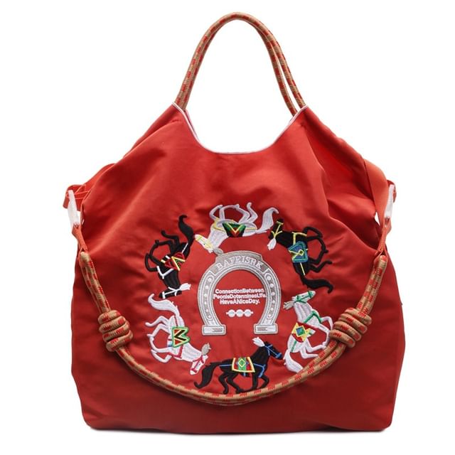 Horse Bag Crossbody Embroidered