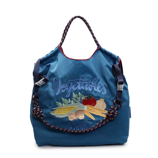 Vegetable Tote Embroidered Bag