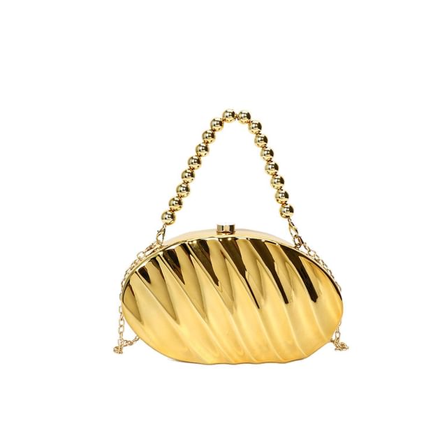 Box Crossbody Strap Bag Bead