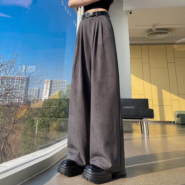 Leg Print Wide Pants Dress (Various High Waist Designs)