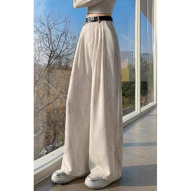 Leg Print Wide Pants Dress (Various High Waist Designs)