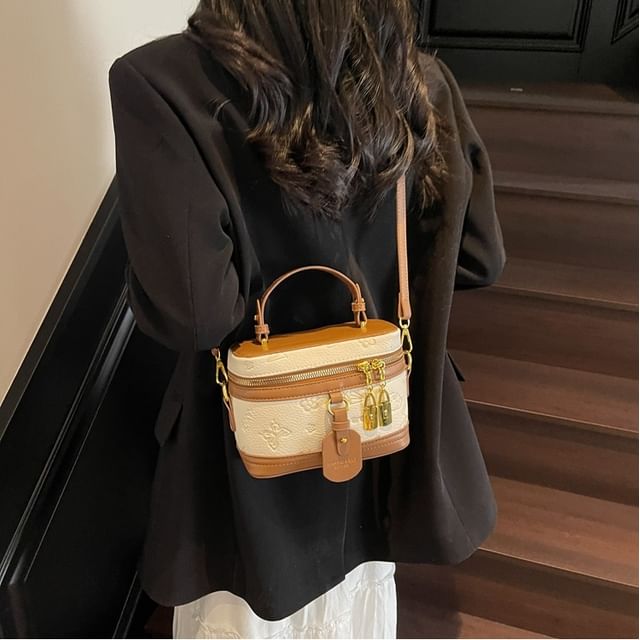 Faux Cartoon Print Bag Crossbody Leather