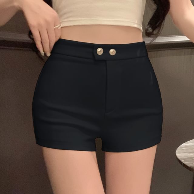 Hot High Pants Waist Plain