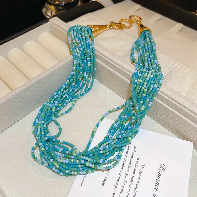 (Various / Gemstone Faux Designs) Alloy Necklace