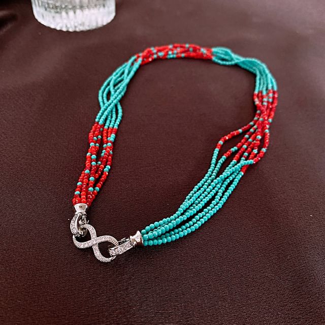 (Various / Gemstone Faux Designs) Alloy Necklace