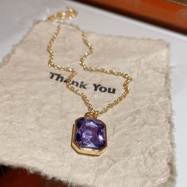 (Various / Gemstone Faux Designs) Alloy Necklace