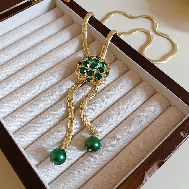 (Various / Gemstone Faux Designs) Alloy Necklace