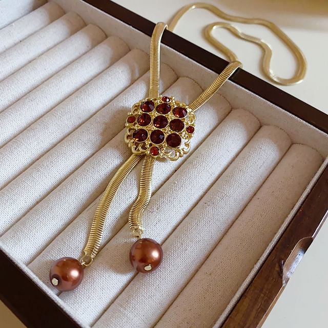 (Various / Gemstone Faux Designs) Alloy Necklace