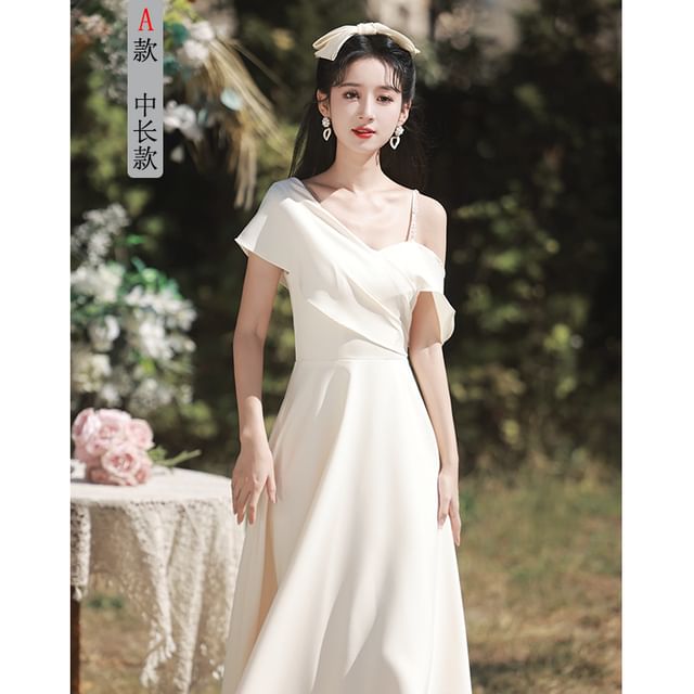 (Various Plain Designs) Gown Evening Bridesmaid