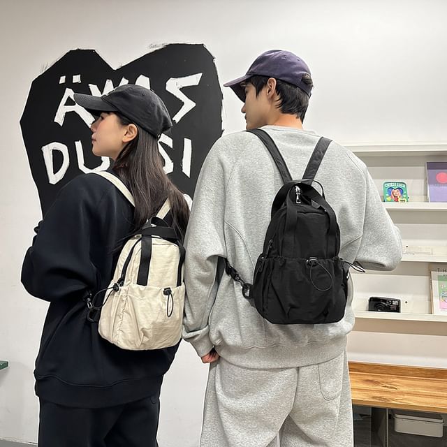 Bag Nylon Sling Drawstring Plain