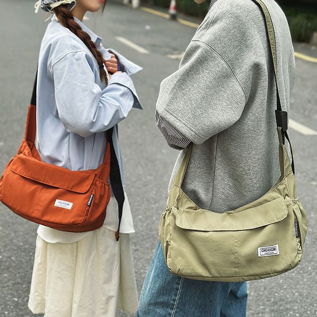 Bag Plain Nylon Crossbody