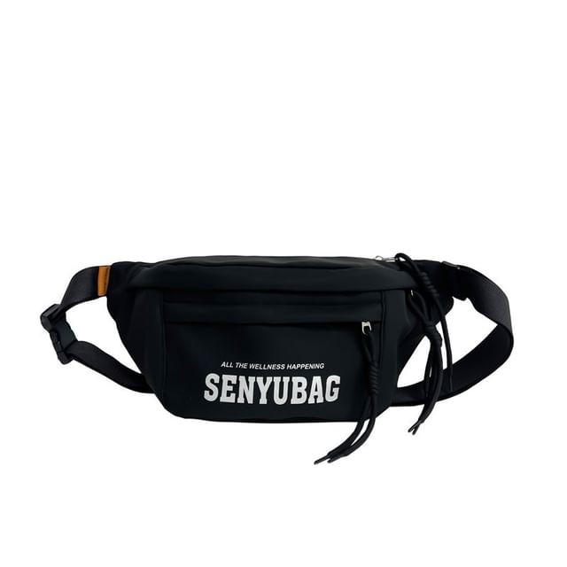 Belt Print Nylon Bag Lettering