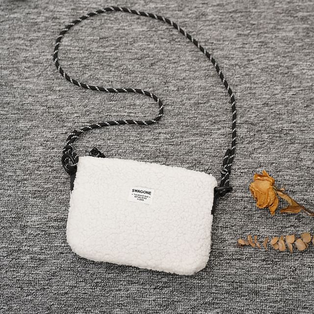 Bag Fleece Applique Crossbody