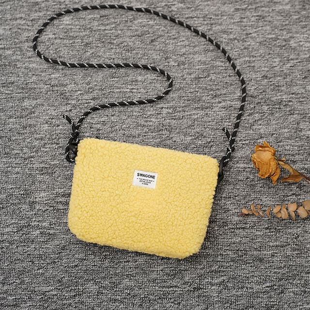 Bag Fleece Applique Crossbody
