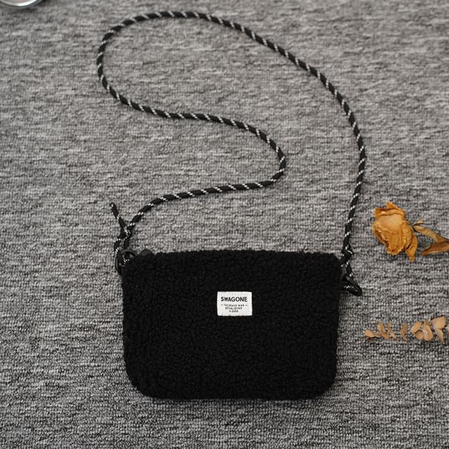 Bag Fleece Applique Crossbody