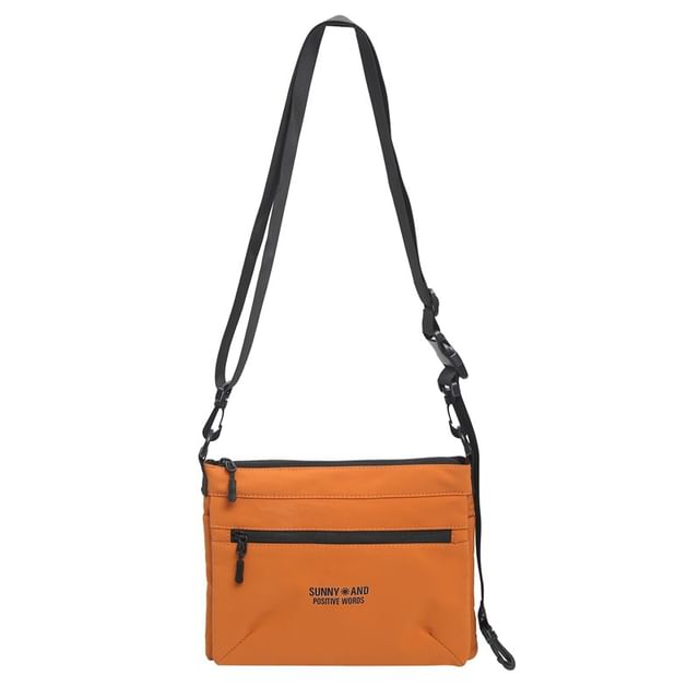 Nylon Bag Crossbody Print Lettering