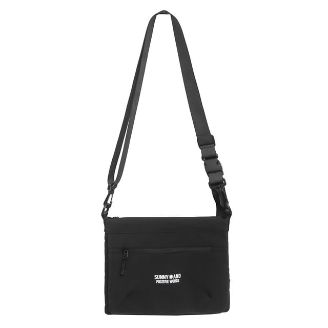 Nylon Bag Crossbody Print Lettering