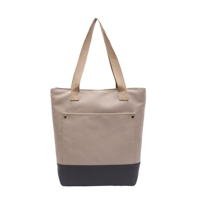 Canvas Bag Two Tone Tote