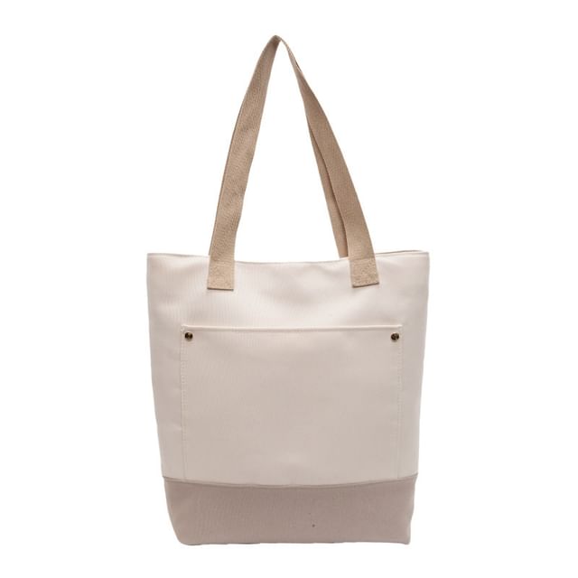 Canvas Bag Two Tone Tote