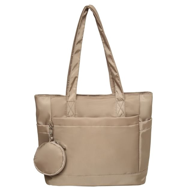 Tote Set: Plain Purse Coin + Bag