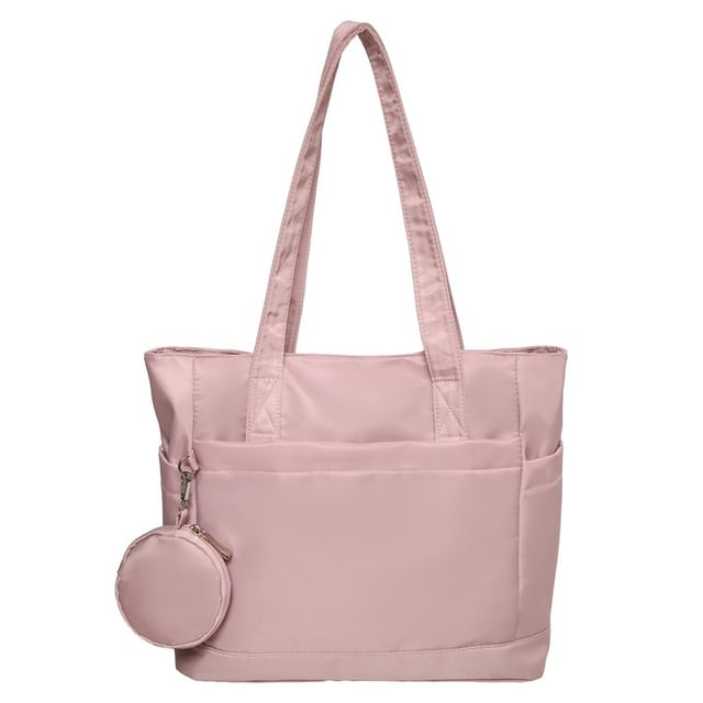Tote Set: Plain Purse Coin + Bag