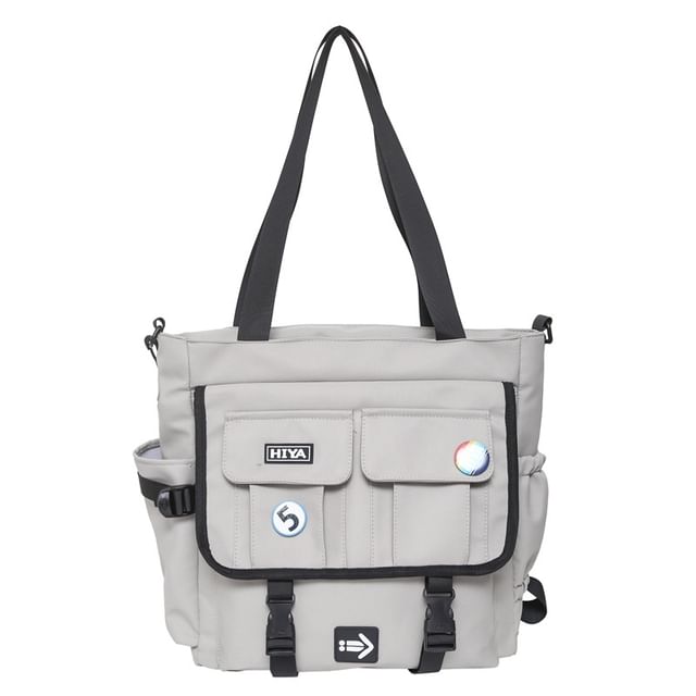 Bag Applique Set: Badge + Multi-Pocket Tote